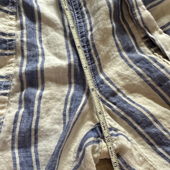 C&C California Blue and White Striped Cargo Pants - Picture 8 of 12